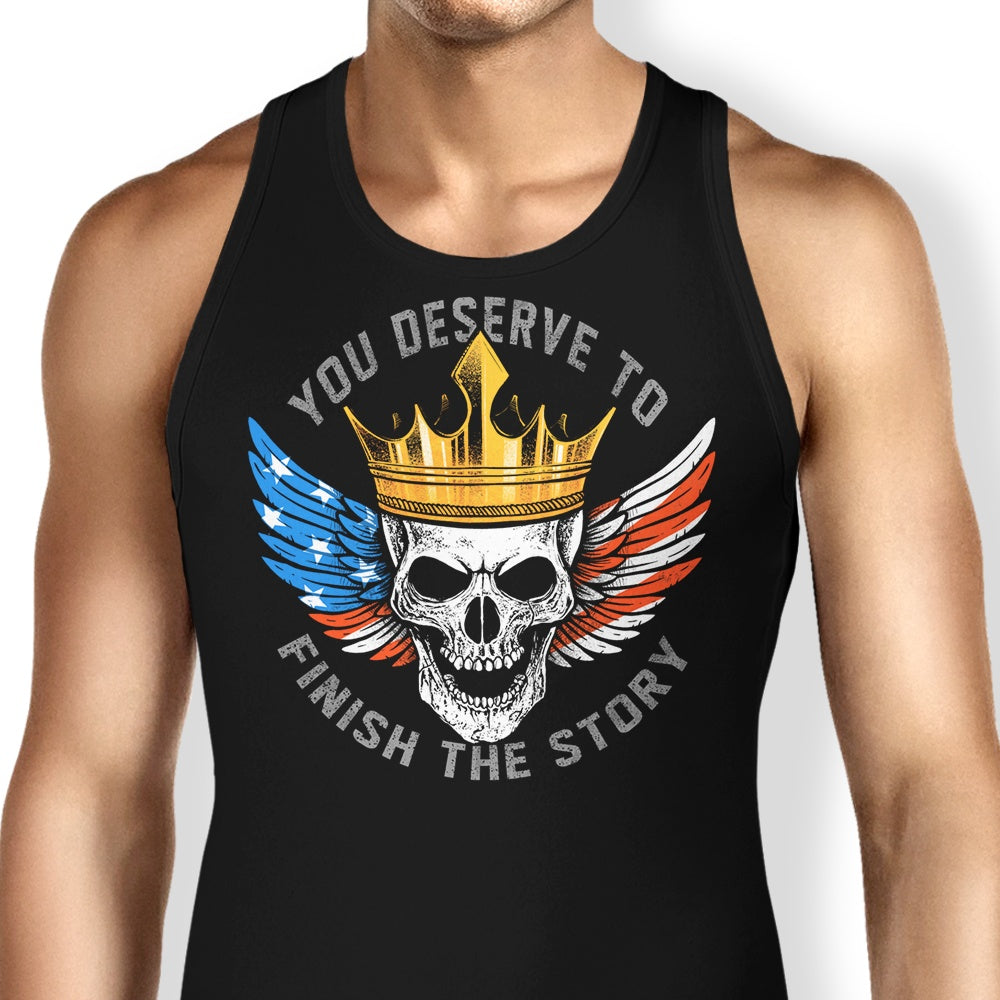 Finish the Story (Alternative Version) - Stylish Tank Top