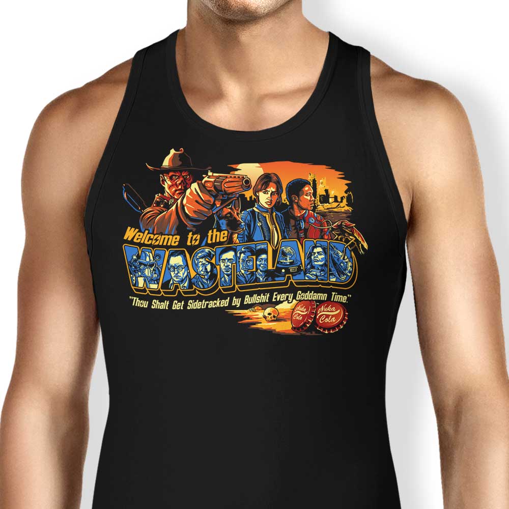 Welcome to the Post - Apocalyptic Wasteland Men's Tank Top
