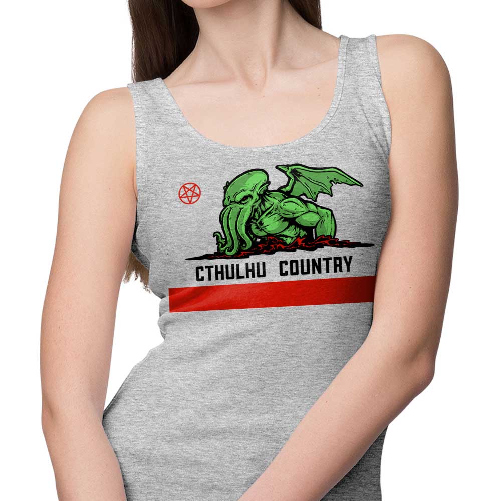 Comfortable Cthulhu Country Tank Tops for Men and Women