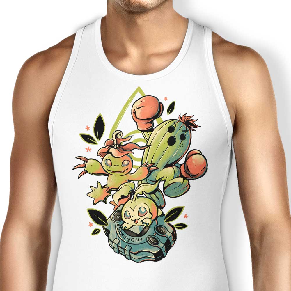 Edu.ely's Digital Cactus Evolution Stylish Tank Top for Fashion - Forward Individuals