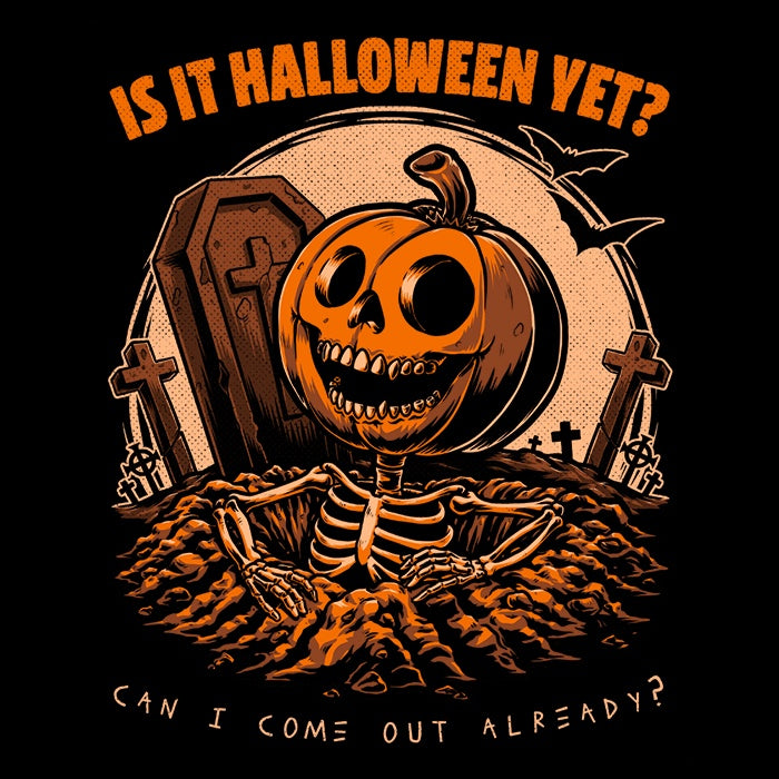 Spooky Halloween Graveyard Design Tank Top
