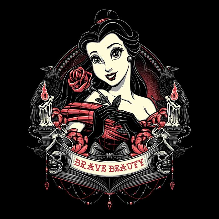 Brave Beauty Stylish Tank Top by Glitchygorilla