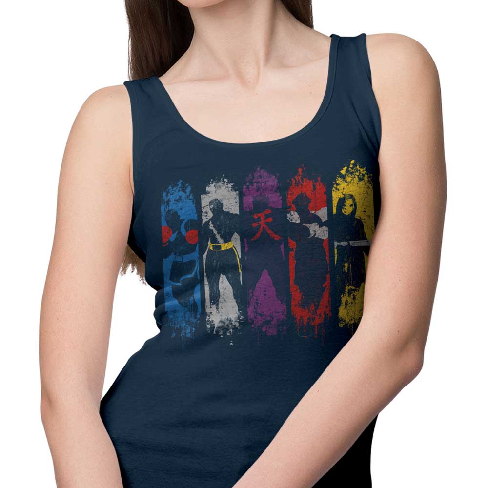 Skullpy's Soft and Comfortable Shadow Villains Tank Tops for Men and Women