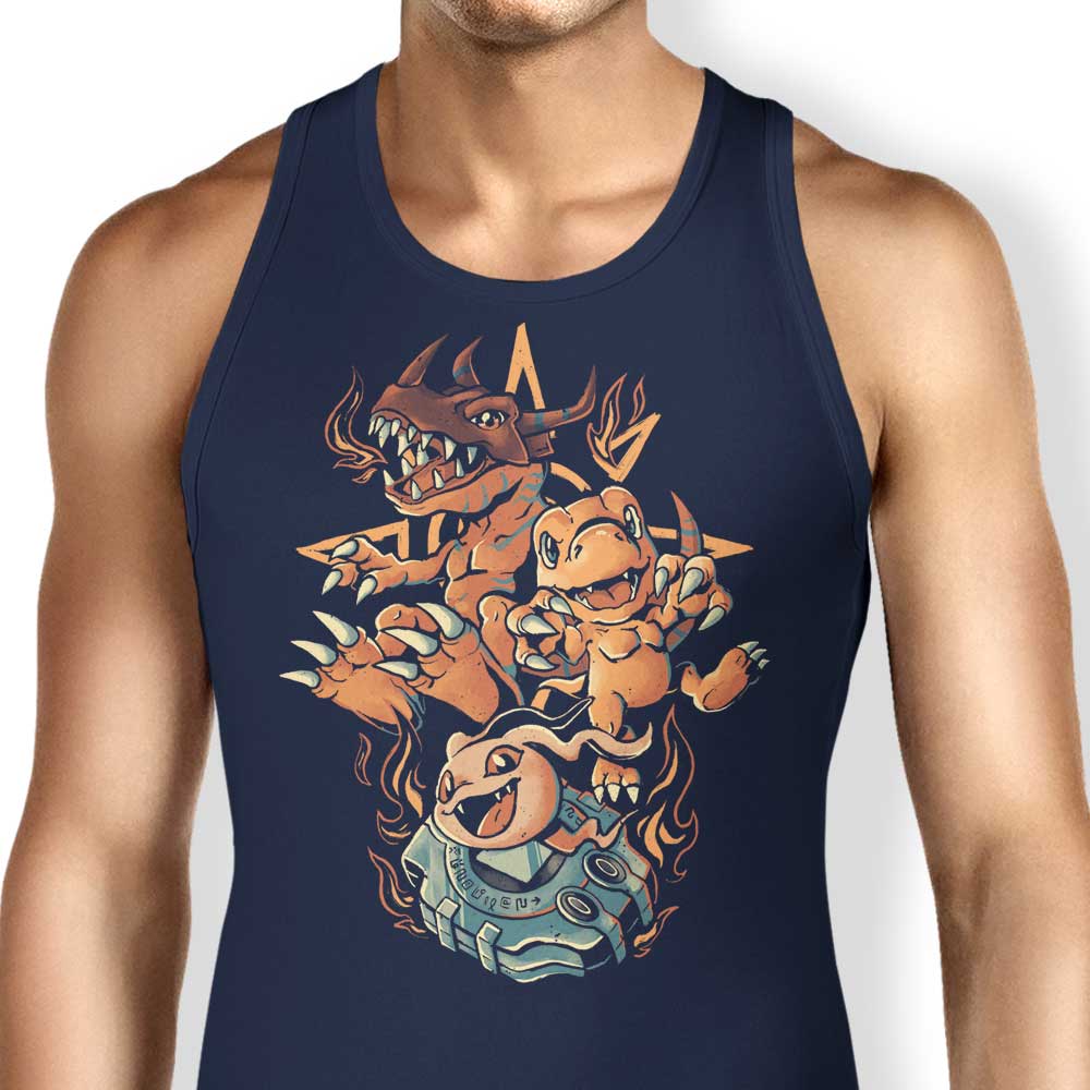 Edu.ely's Digital Dino Evolution Stylish Tank Top