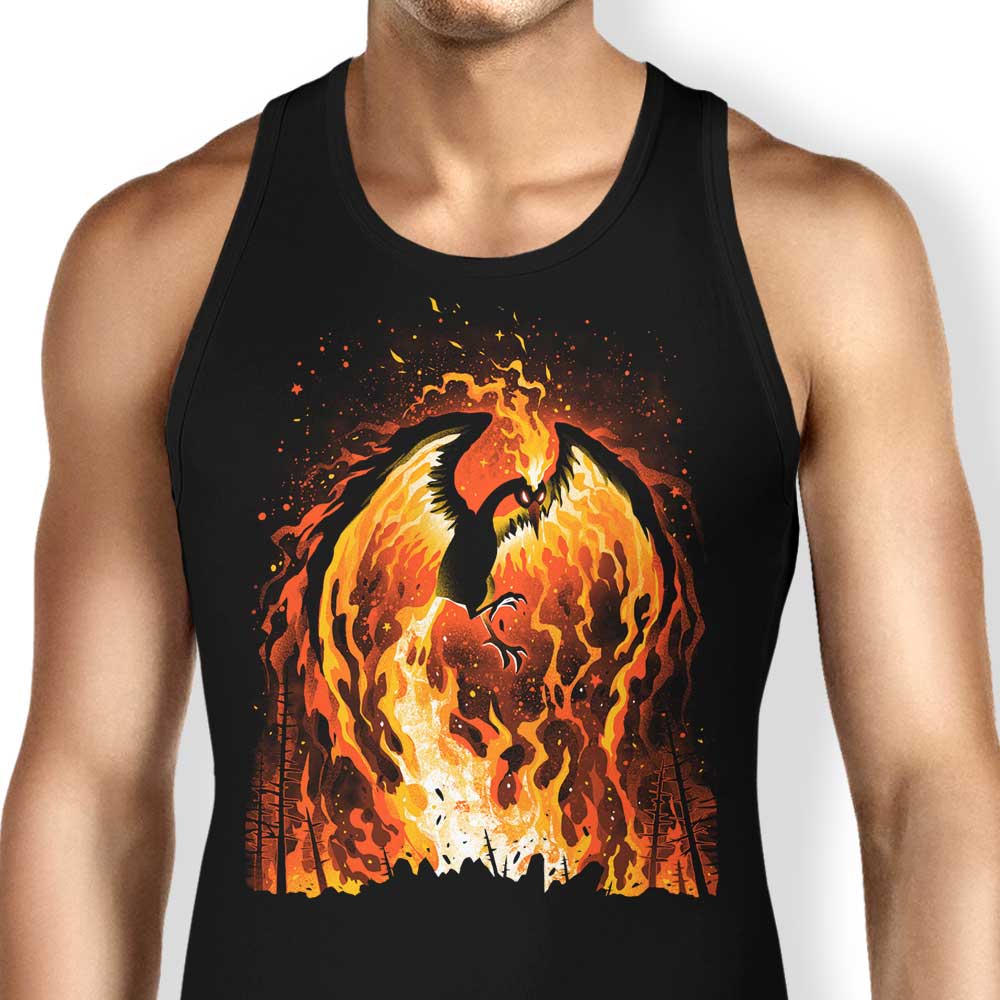 Alemaglia's Stylish Fire Bird Tank Top
