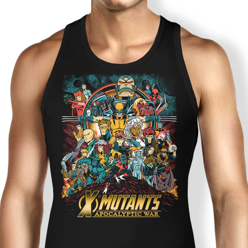 Apocalyptic War Themed Men's Tank Top for Battle - Ready Style