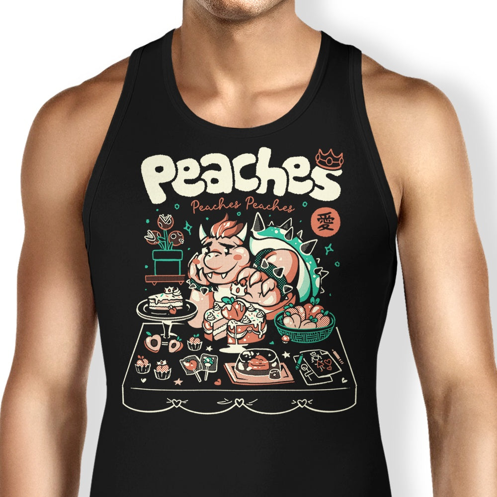 Elegant Peach-themed Picnic Tank Top by Edu.ely