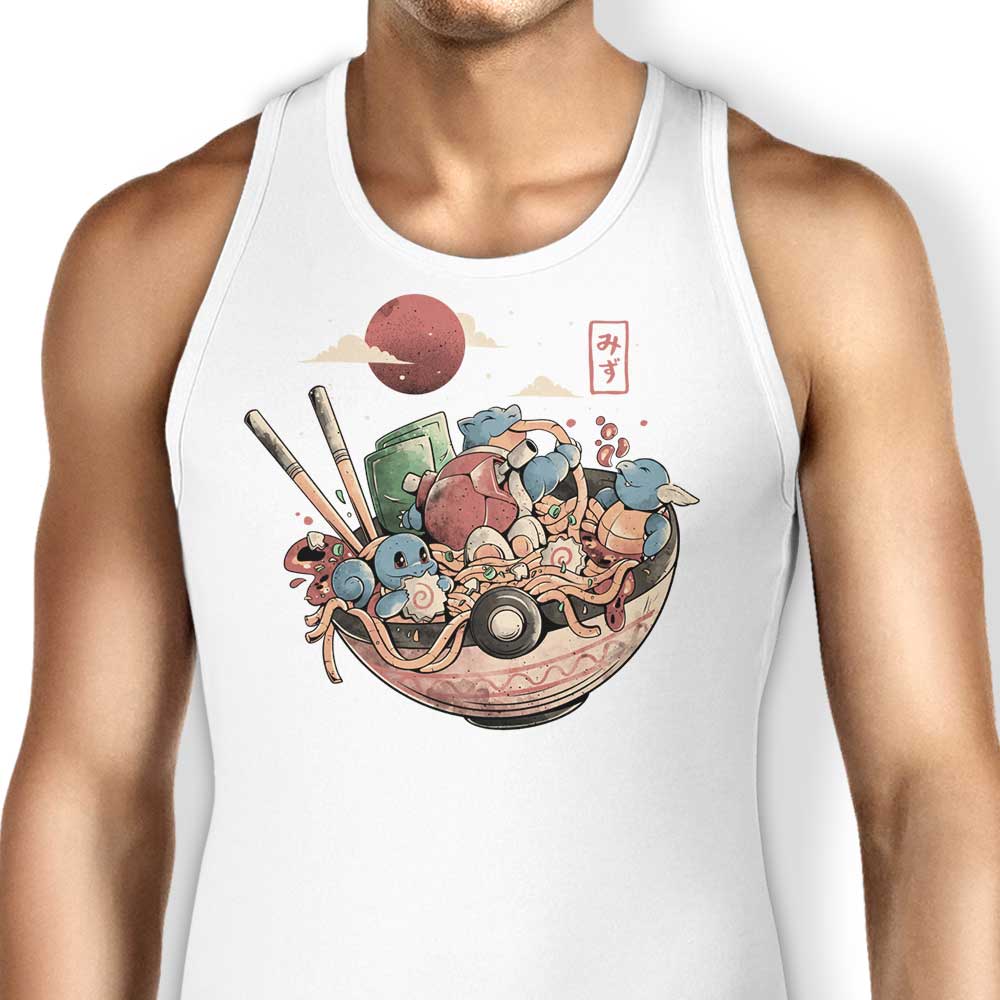 Stylish Water Bowl Design Tank Top by Arigatees