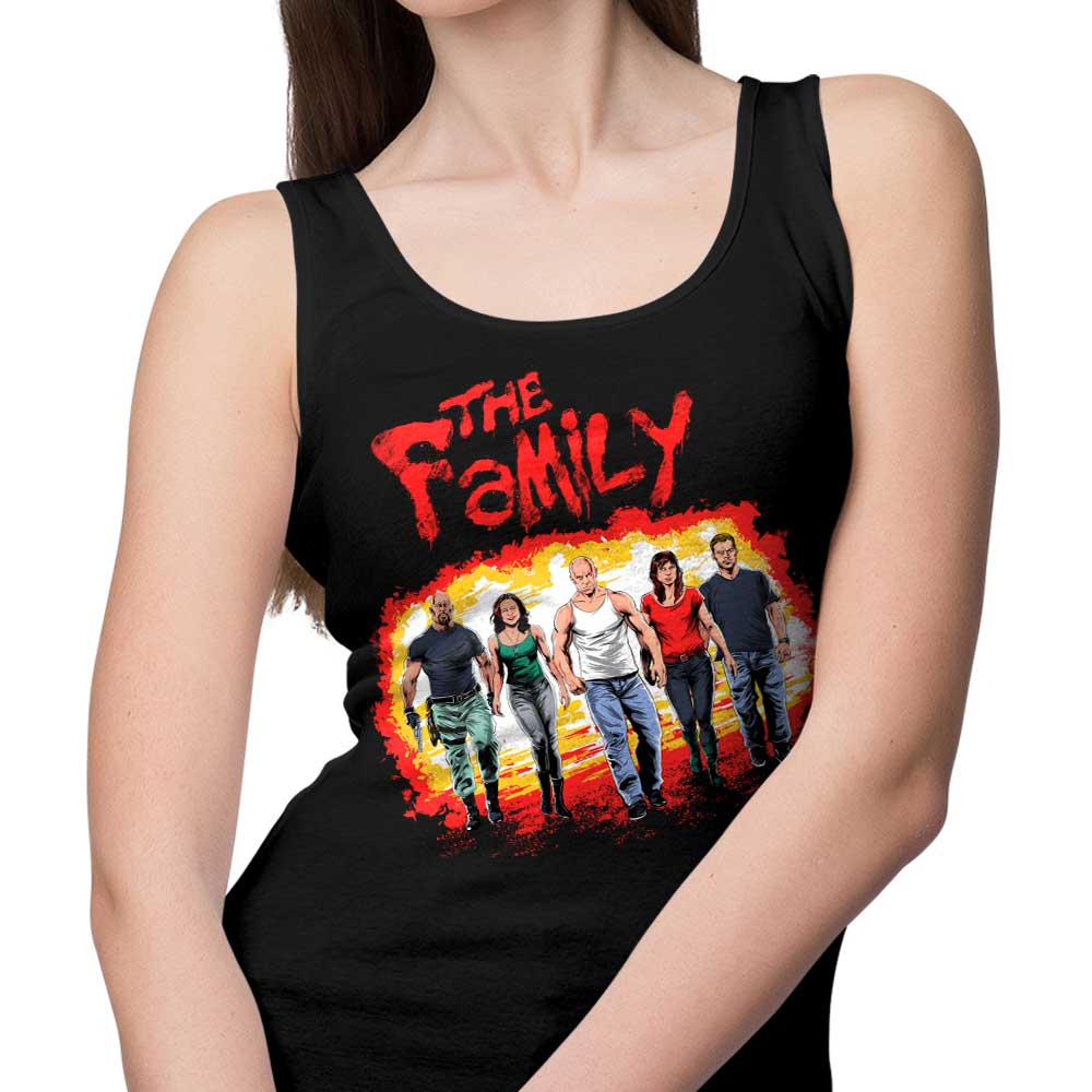 Zascanauta's Cozy Unisex and Women's 'The Family' Tank Tops
