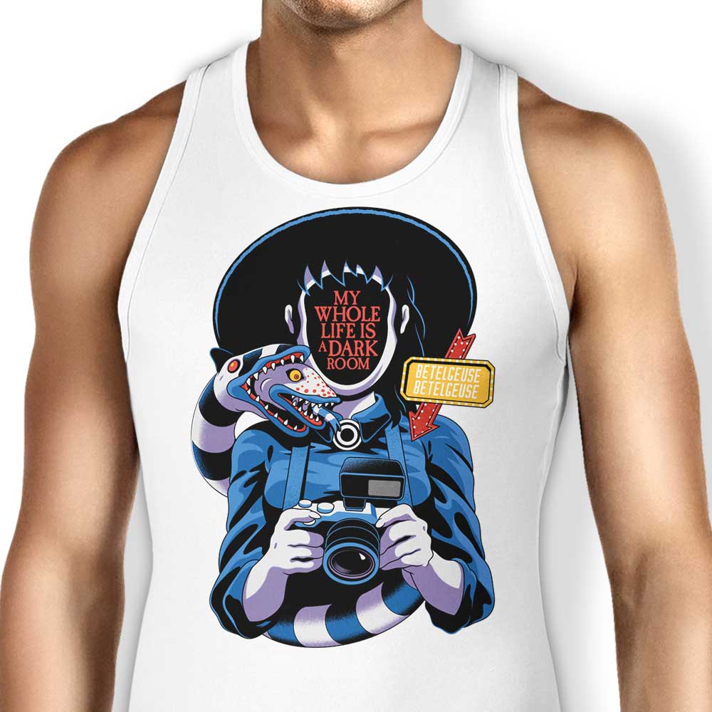 Jorge Tirado's 'Life is a Dark Room' Stylish Tank Top for Men and Women