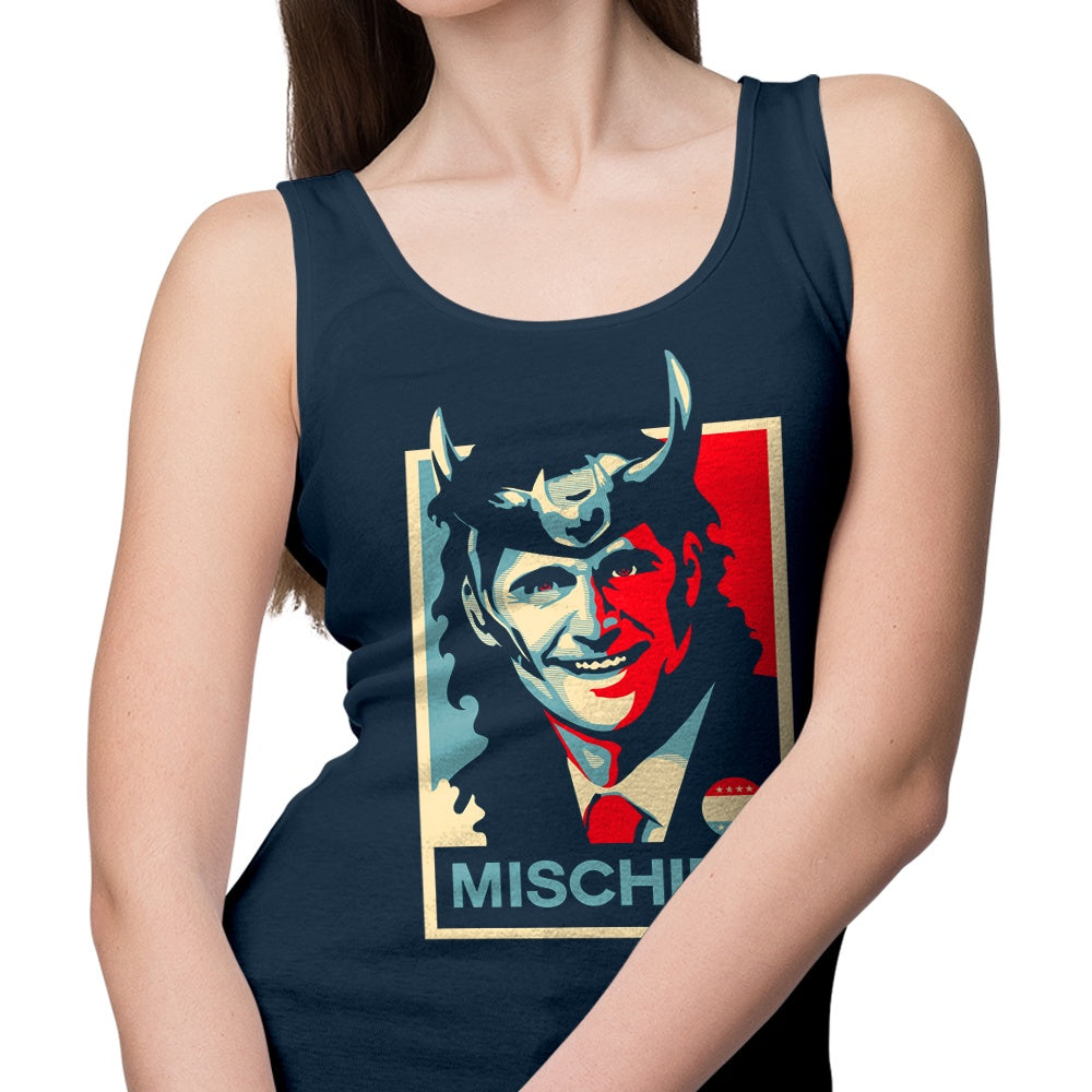 Demonigote's Comfortable and Lightweight Mischief Tank Tops for Men and Women