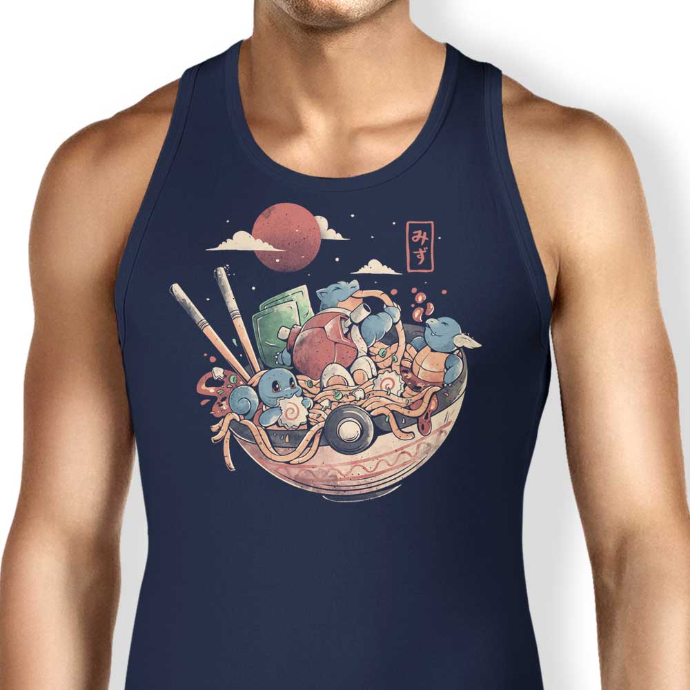 Stylish Water Bowl Design Tank Top by Arigatees