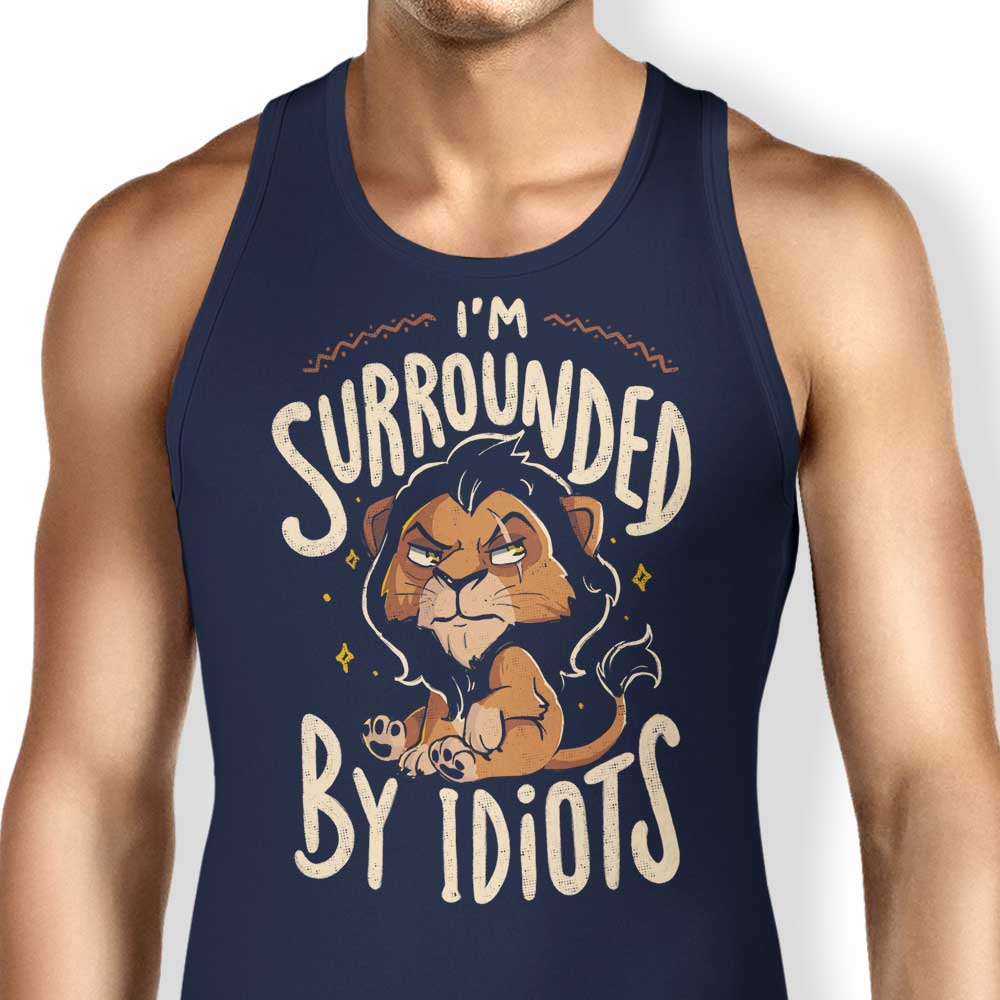 Arigatees 'Surrounded by Idiots' Stylish Tank Top