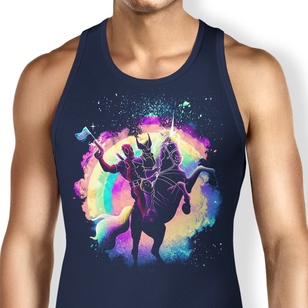 Unicorn Spirit Tank Top - Soulful Design by Donnie Illustrations