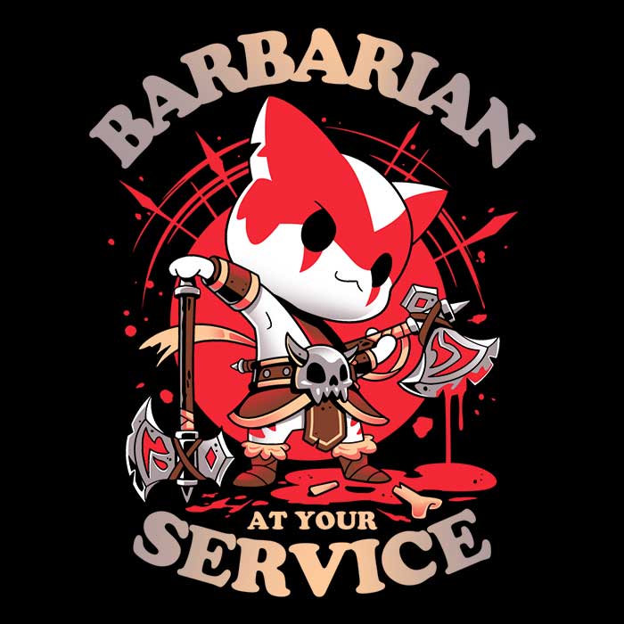 Barbarian at Your Service - Stylish Men's Tank Top for Casual Wear