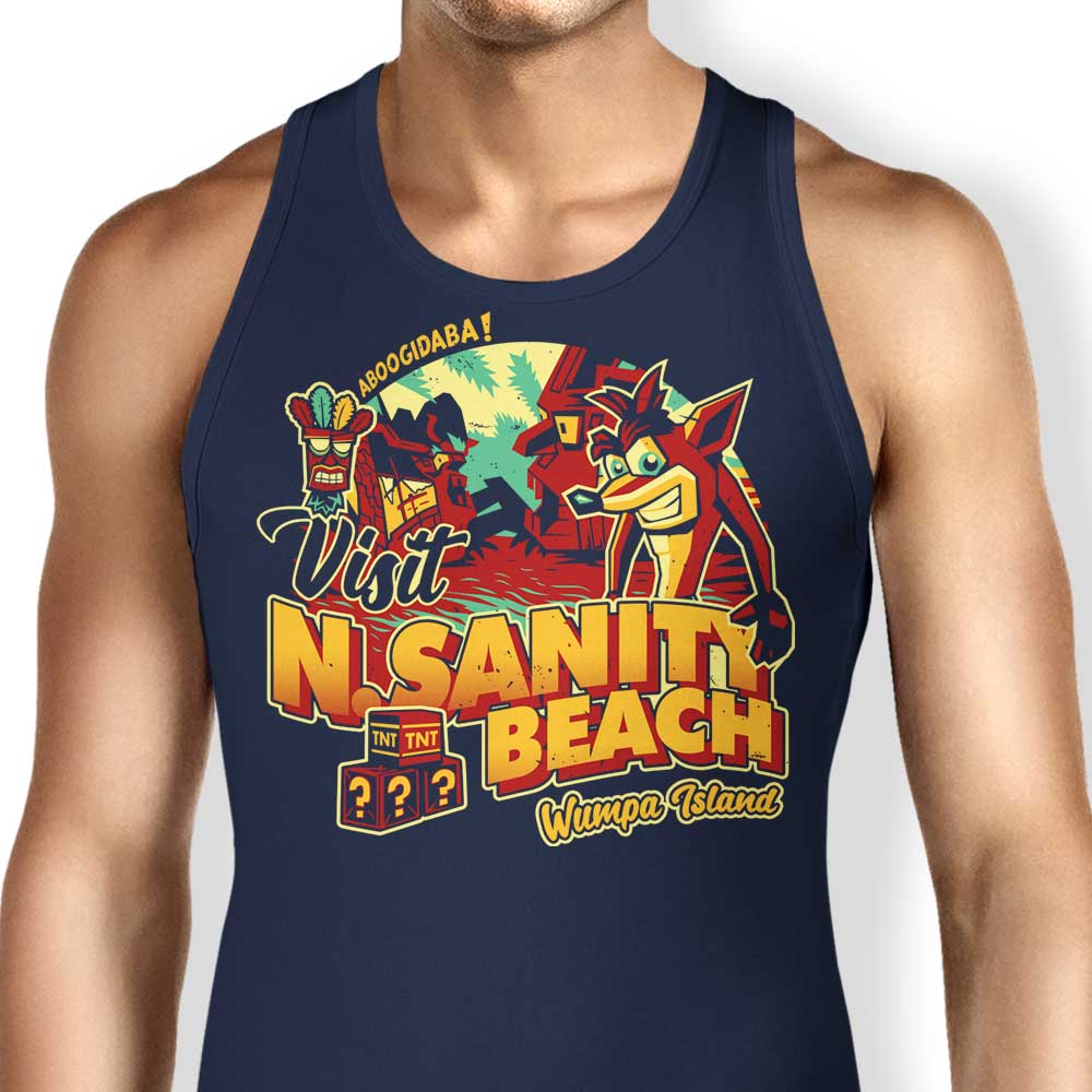 Explore N. Sanity Beach with this Stylish Tank Top
