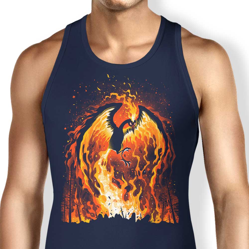 Alemaglia's Stylish Fire Bird Tank Top