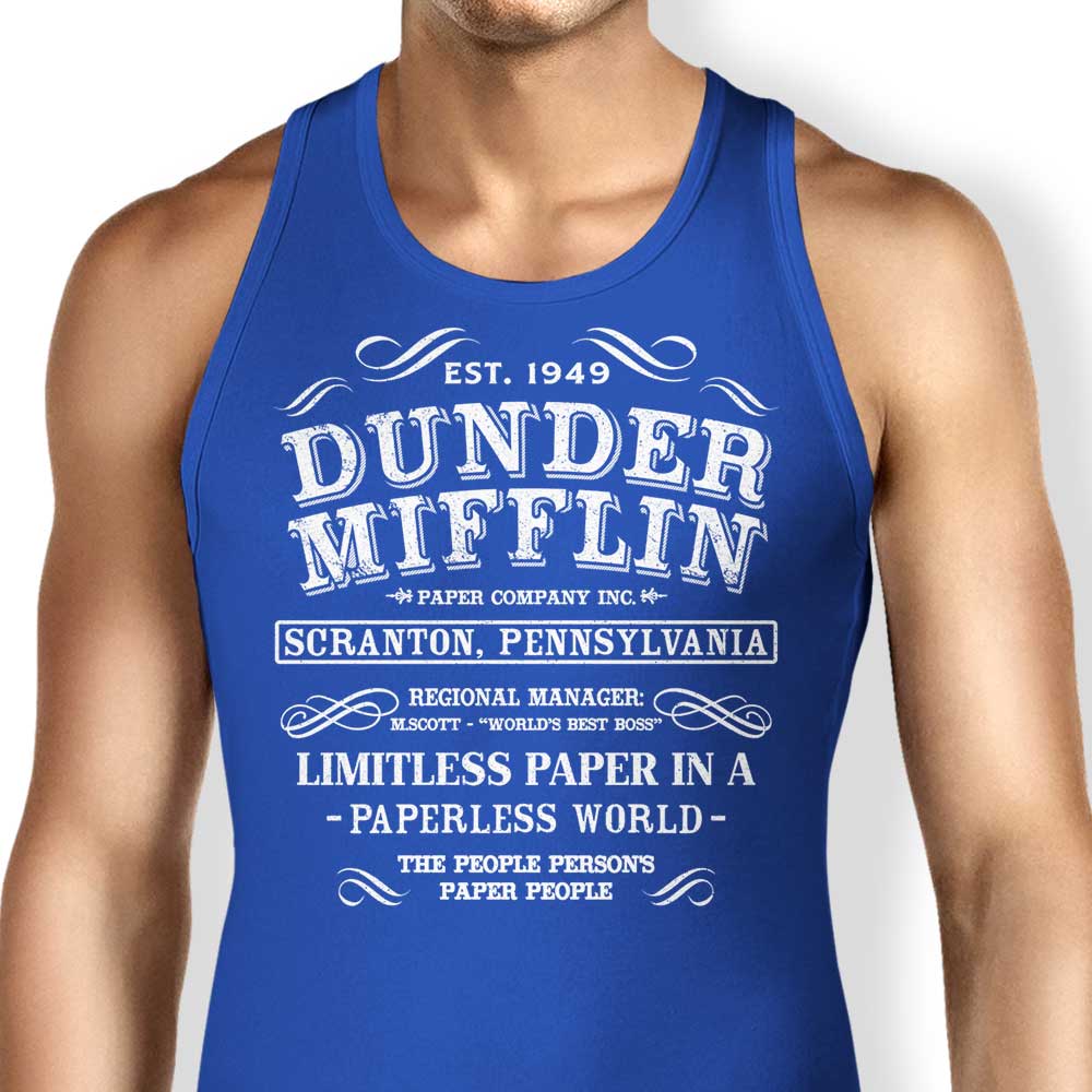 Pescapin Limitless Paper Comfortable Unisex and Women's Tank Tops