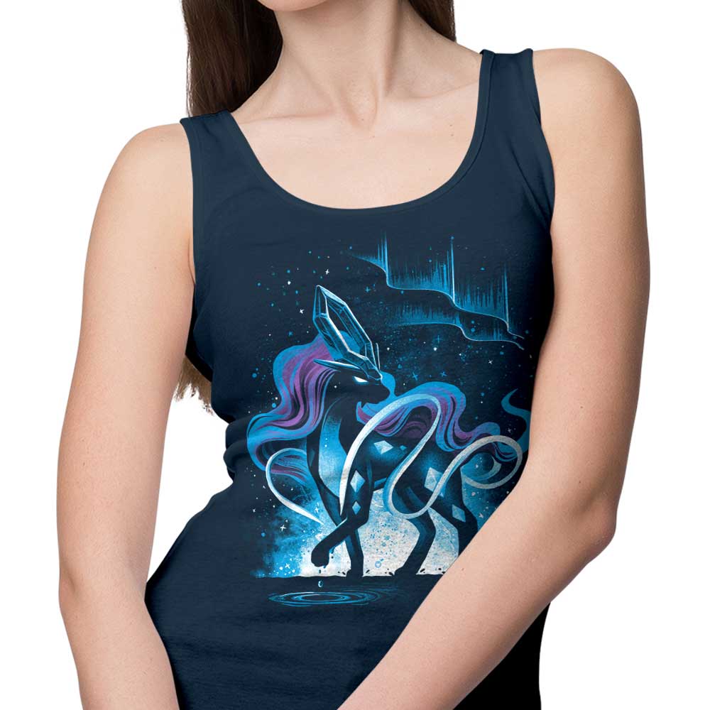 Pure Crystal Themed Beast Design Tank Top for Fashion Lovers