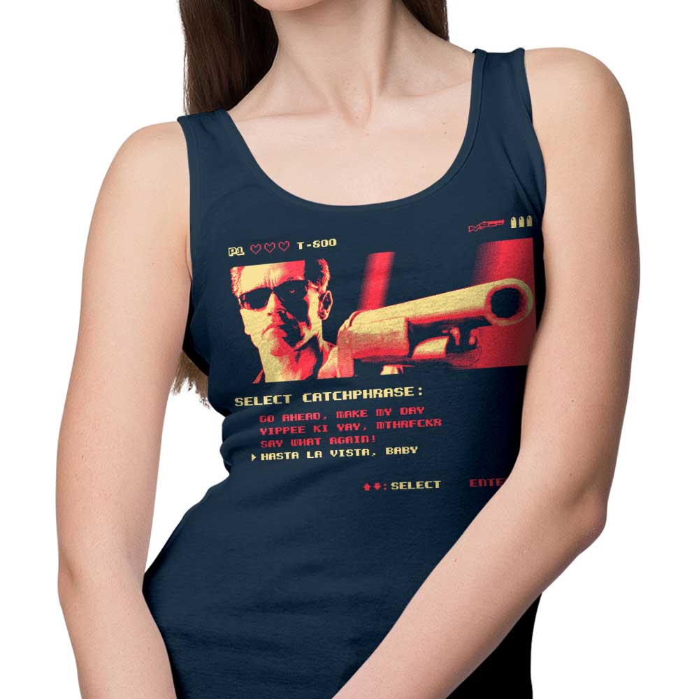 Hasta La Vista Comfortable Cotton Tank Top for Men and Women