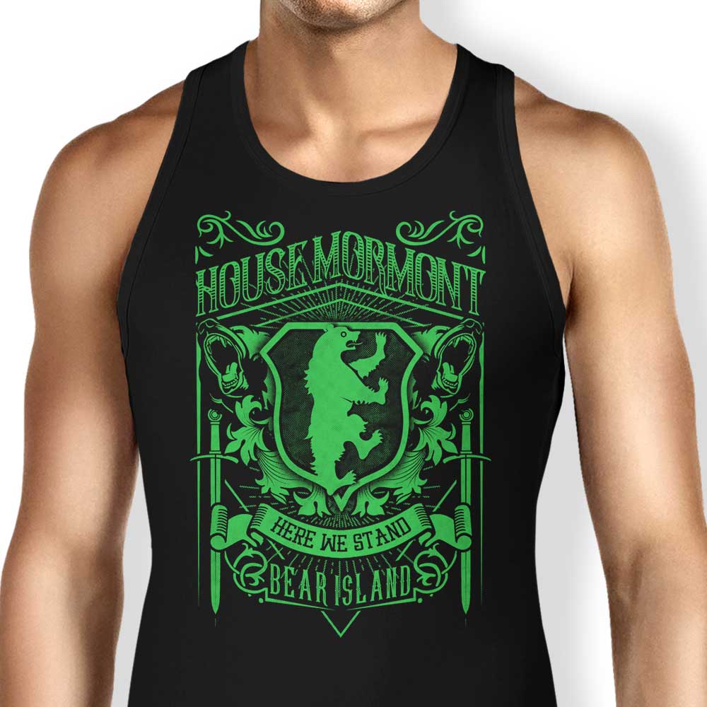 Retro Bear-themed Men's and Women's Unisex Tank Top