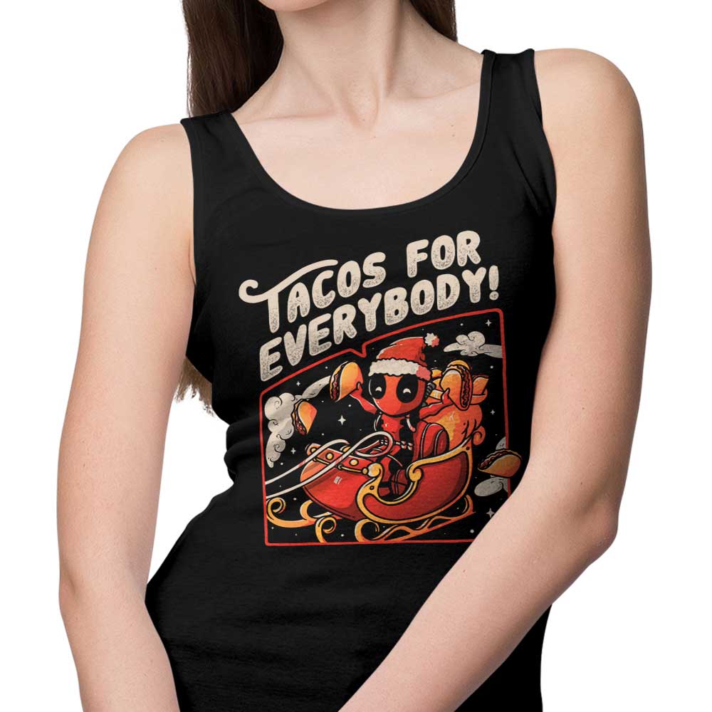 Everybody's Favorite Tacos Themed Unisex and Women's Tank Tops