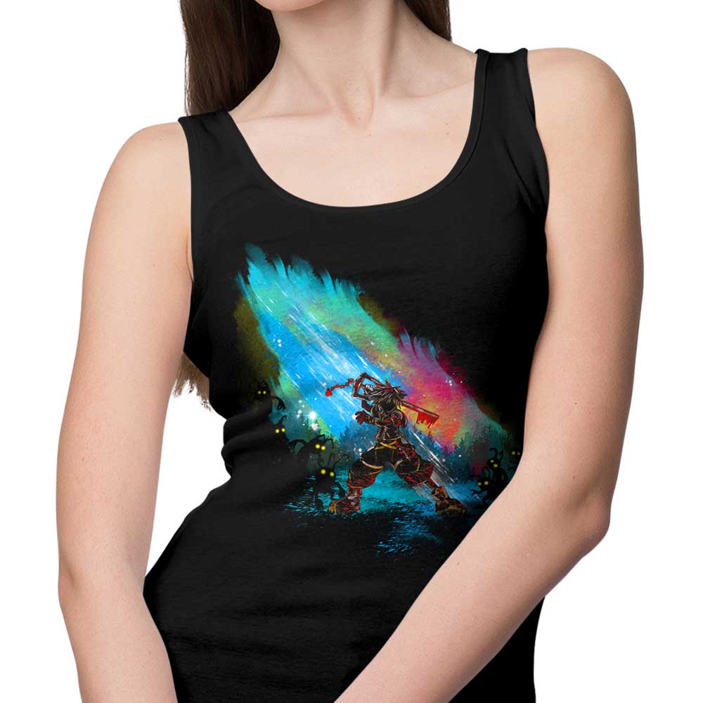 Kharmazero's Sunset in the Kingdom Men's and Women's Comfortable Tank Tops
