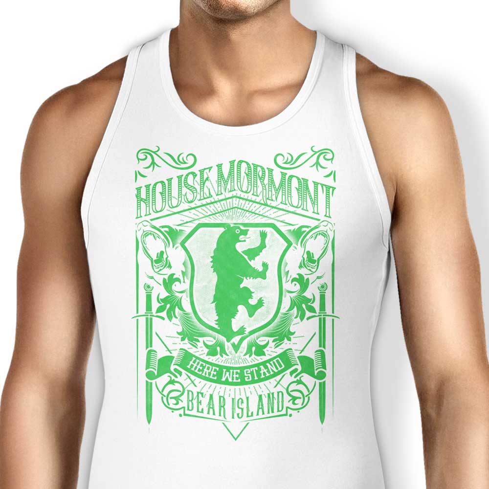 Retro Bear-themed Men's and Women's Unisex Tank Top