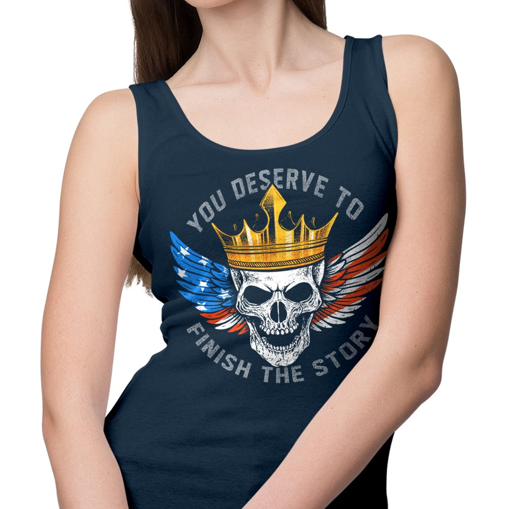Finish the Story (Alternative Version) - Stylish Tank Top