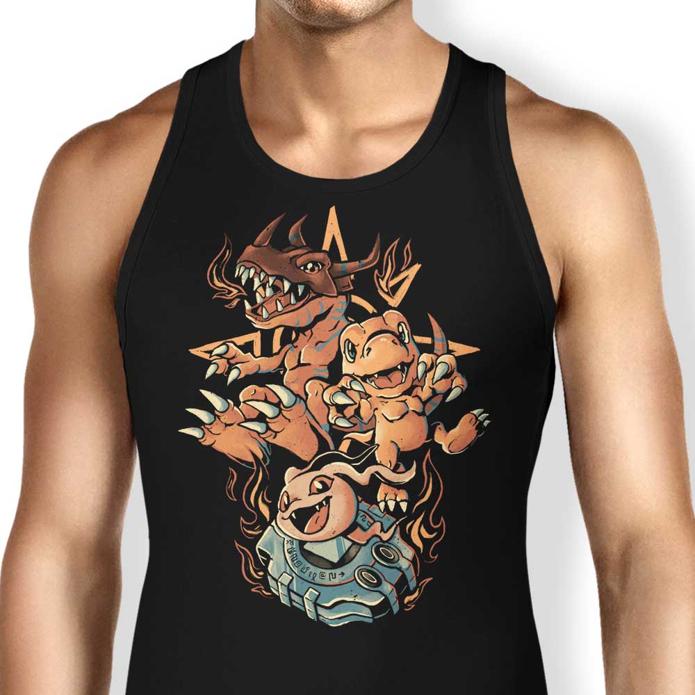 Edu.ely's Digital Dino Evolution Stylish Tank Top