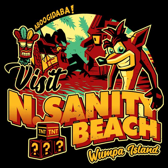 Explore N. Sanity Beach with this Stylish Tank Top