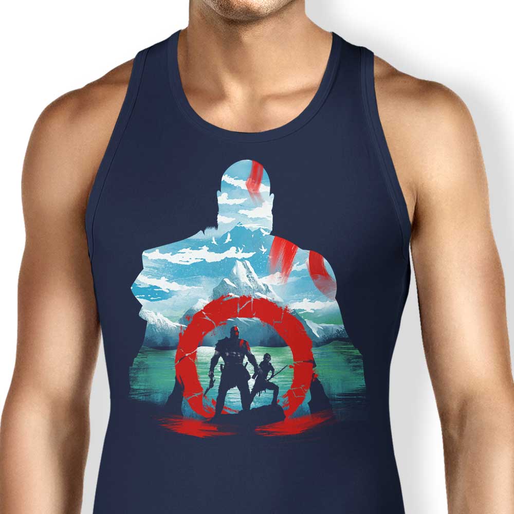 Dandingeroz's God Silhouette Comfortable Tank Top for Men and Women