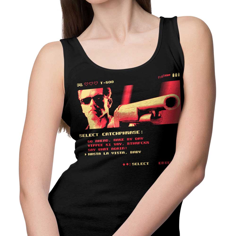 Hasta La Vista Comfortable Cotton Tank Top for Men and Women
