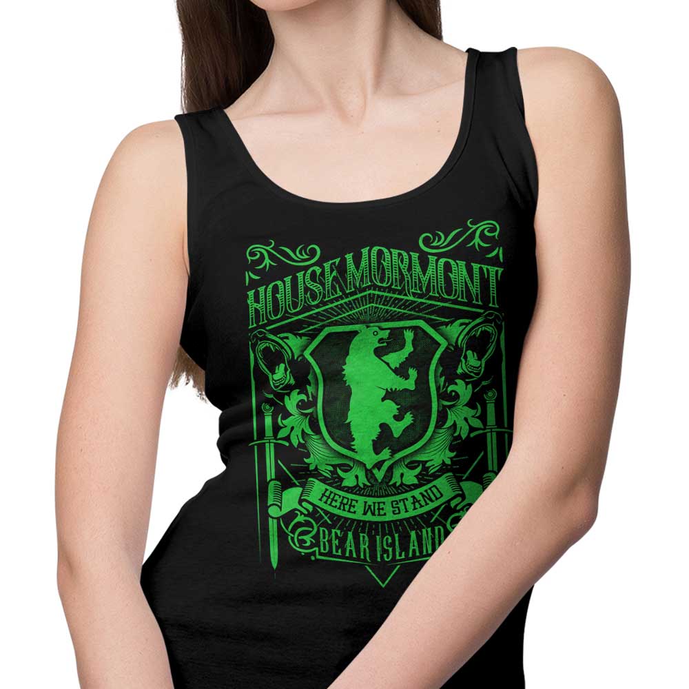 Retro Bear-themed Men's and Women's Unisex Tank Top
