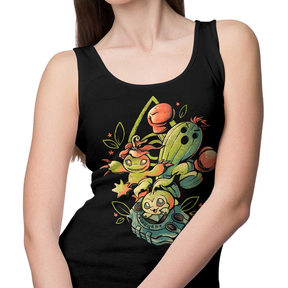 Edu.ely's Digital Cactus Evolution Stylish Tank Top for Fashion - Forward Individuals