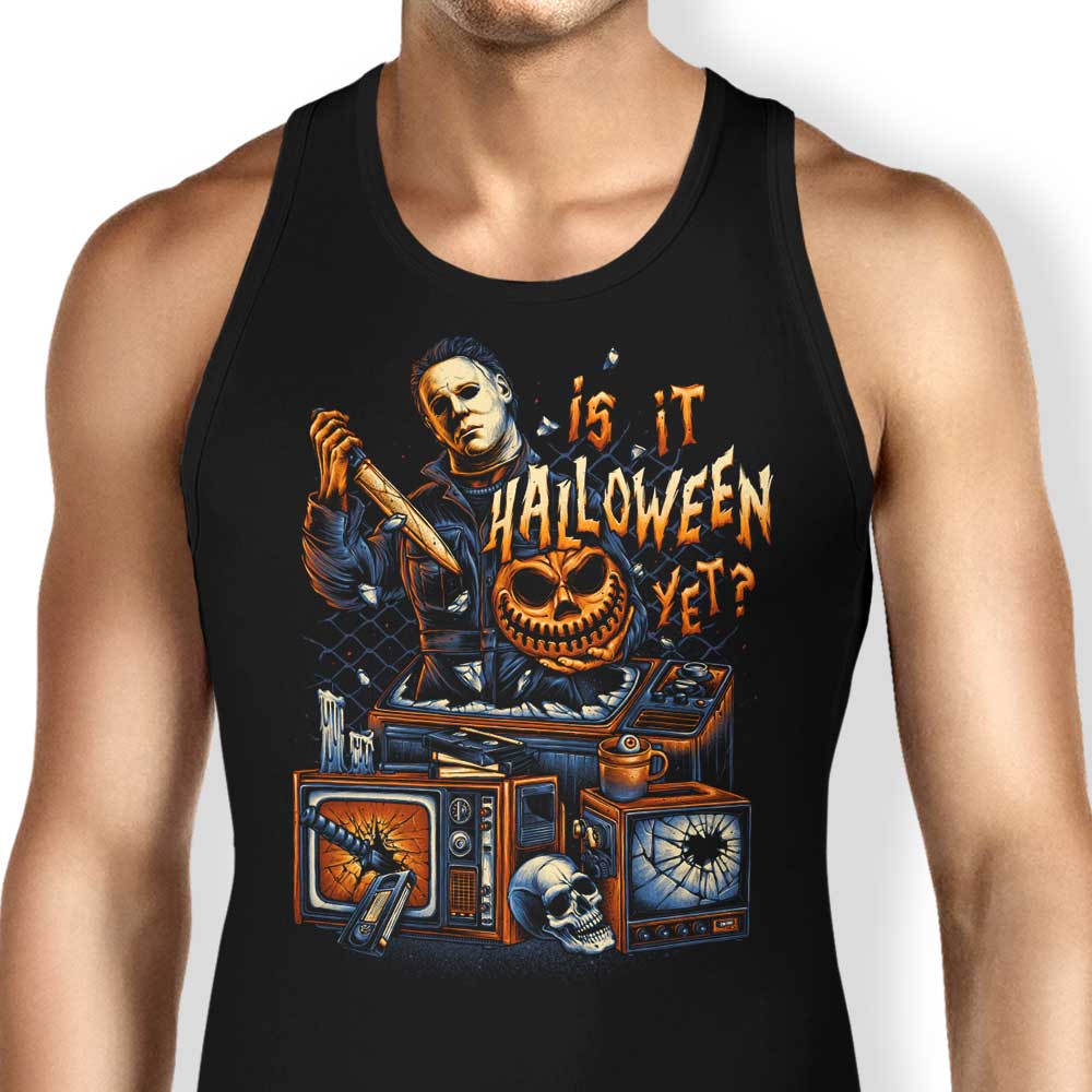 Glitchygorilla's 'Is It Halloween Yet' Comfortable Tank Tops