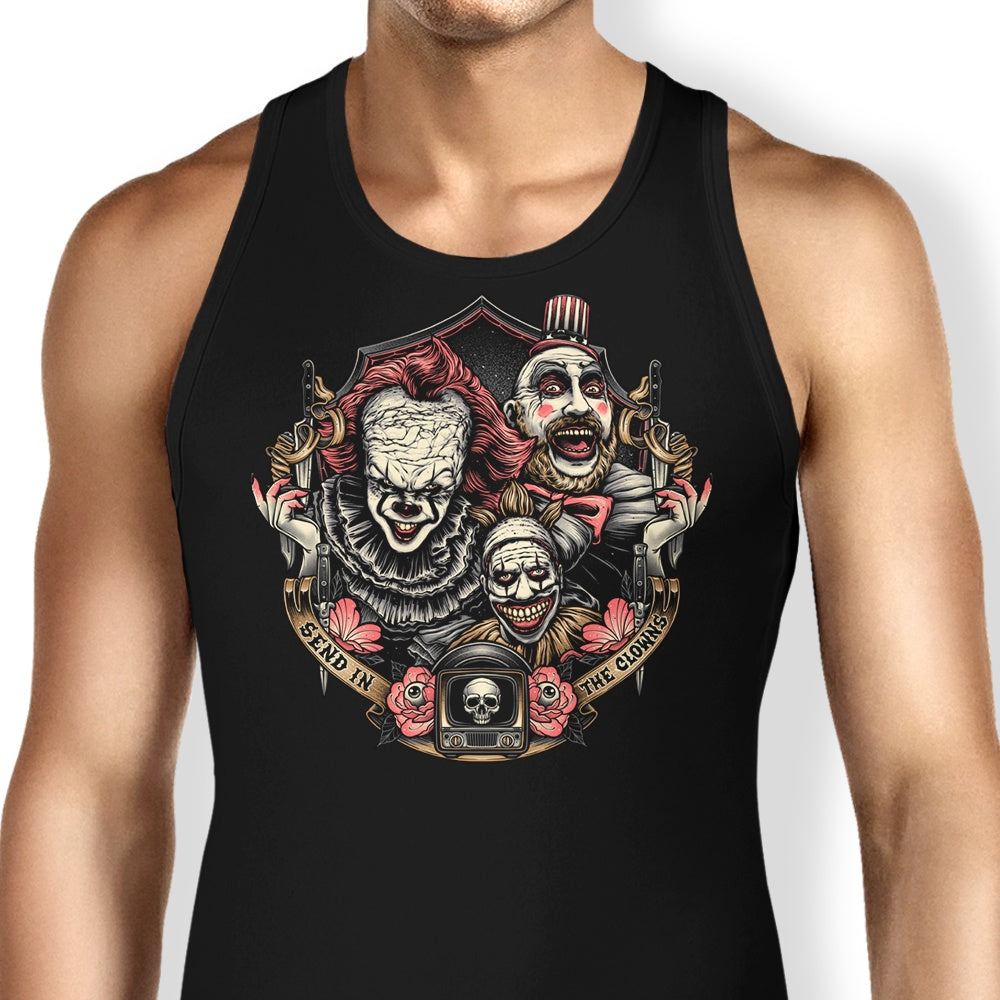 Glitchygorilla's 'Send in the Clowns' Stylish Tank Top