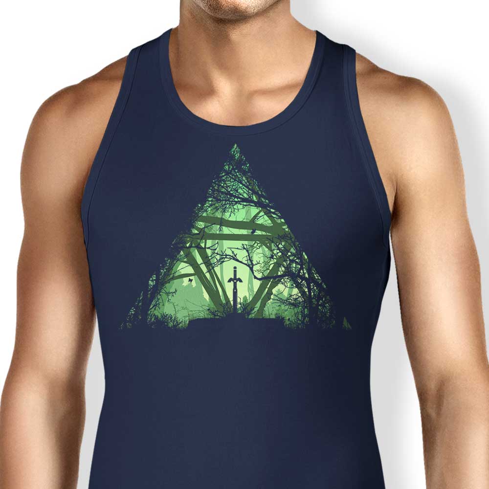 Tree Force Men's Athletic Tank Top by Donnie Illustrations