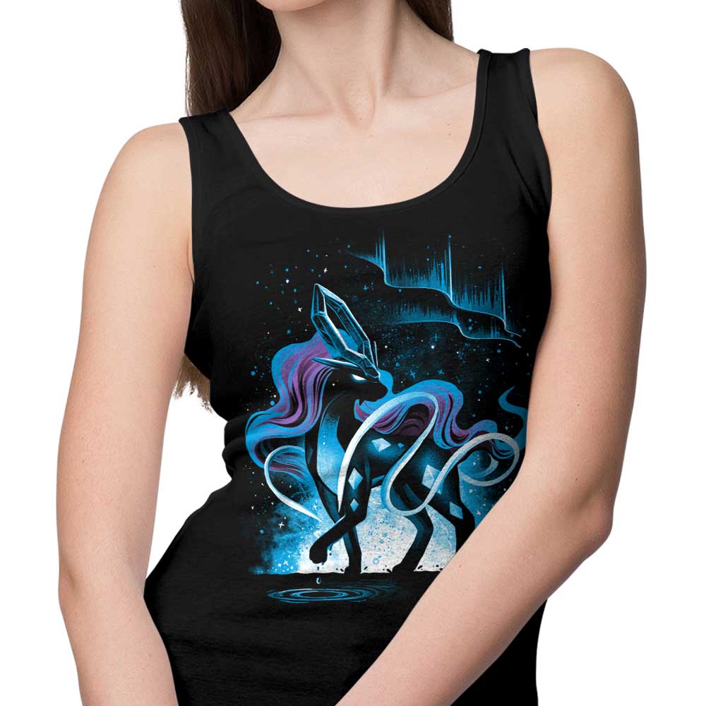 Pure Crystal Themed Beast Design Tank Top for Fashion Lovers