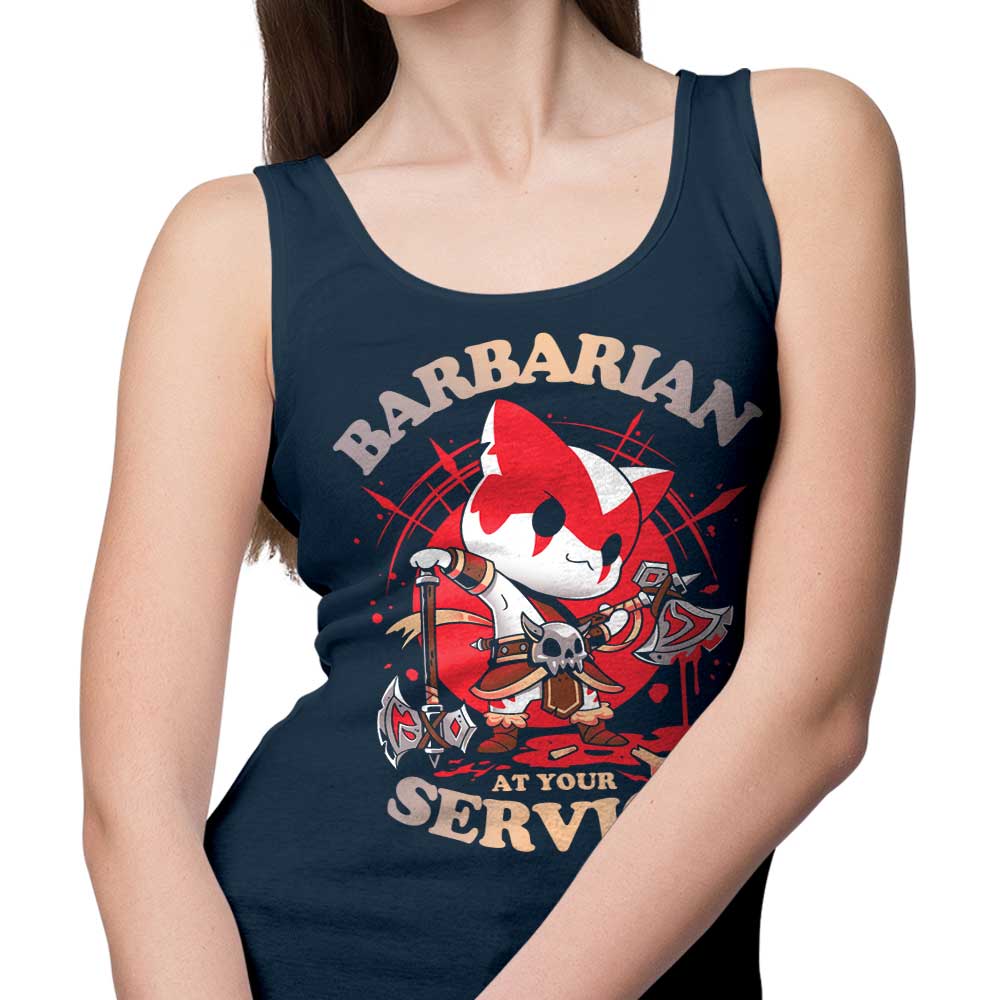 Barbarian at Your Service - Stylish Men's Tank Top for Casual Wear