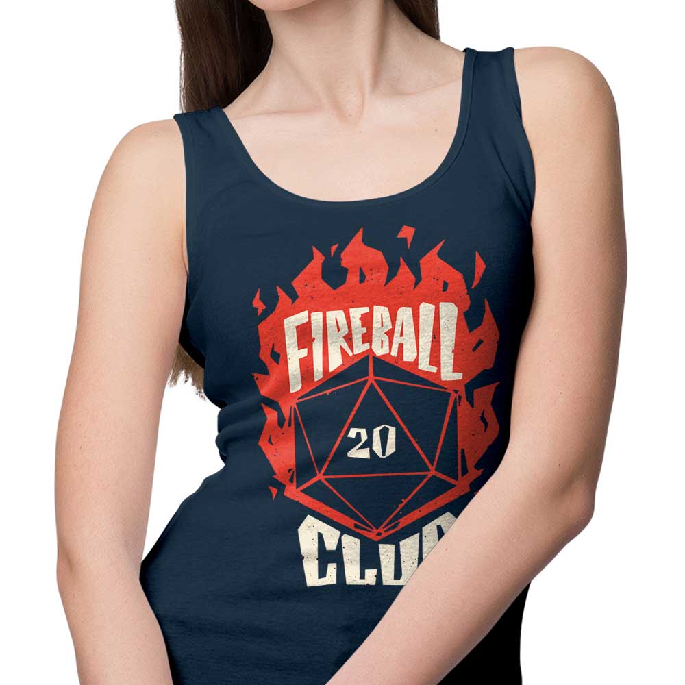 Studio Mootant's Fireball Club Men's and Women's Comfortable Tank Tops