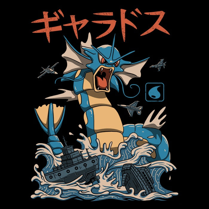 XENOS Water Flying Kaiju-themed Tank Top for Fashion Enthusiasts