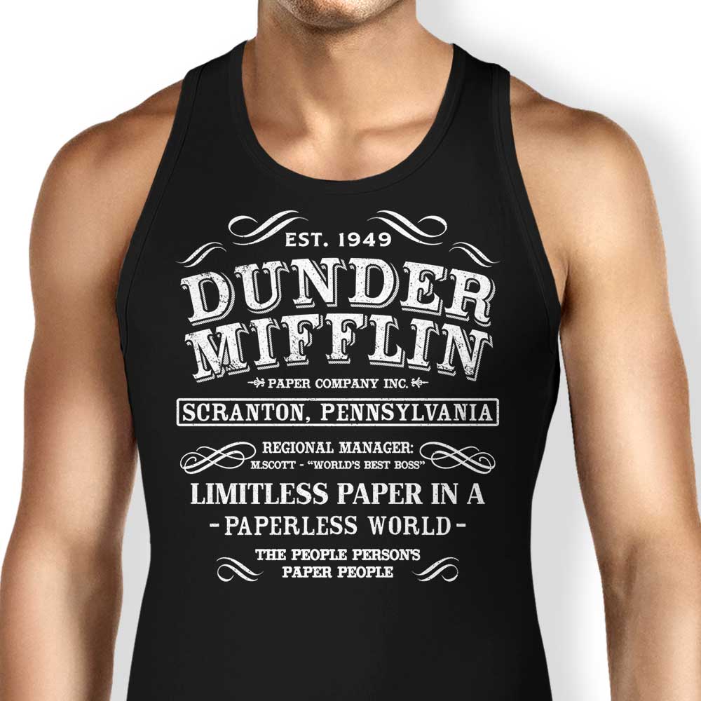 Pescapin Limitless Paper Comfortable Unisex and Women's Tank Tops