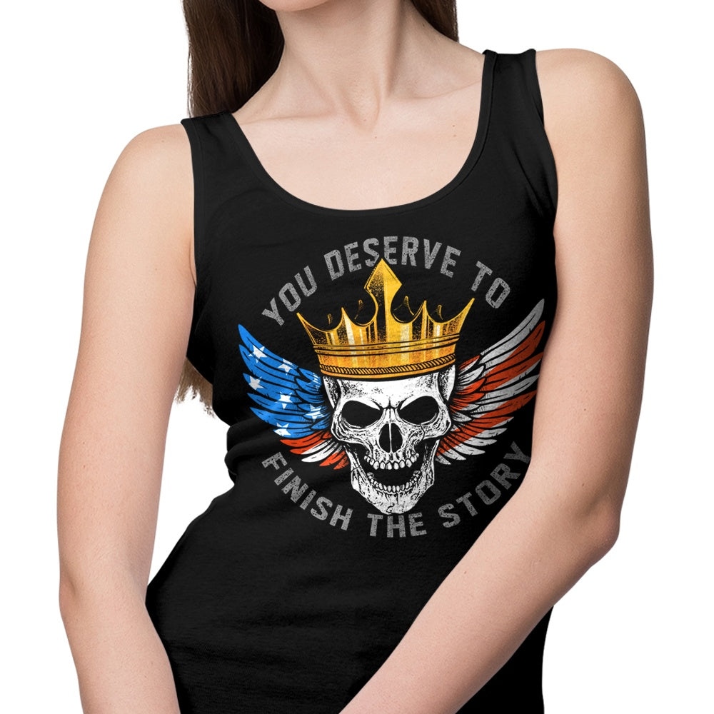 Finish the Story (Alternative Version) - Stylish Tank Top