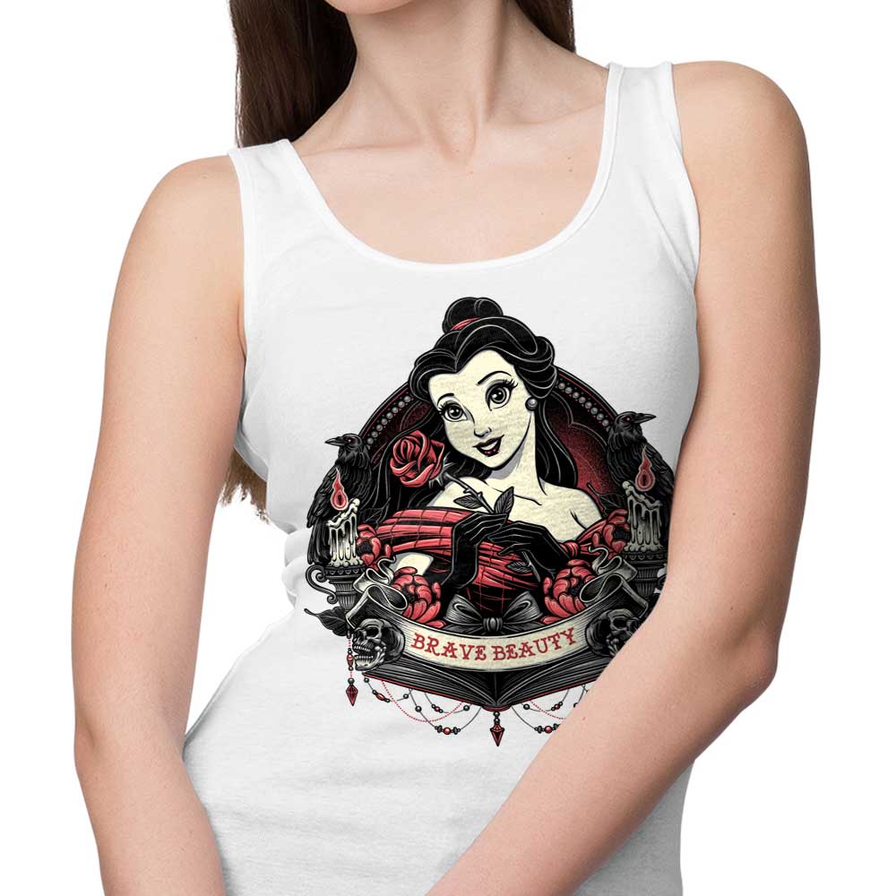 Brave Beauty Stylish Tank Top by Glitchygorilla