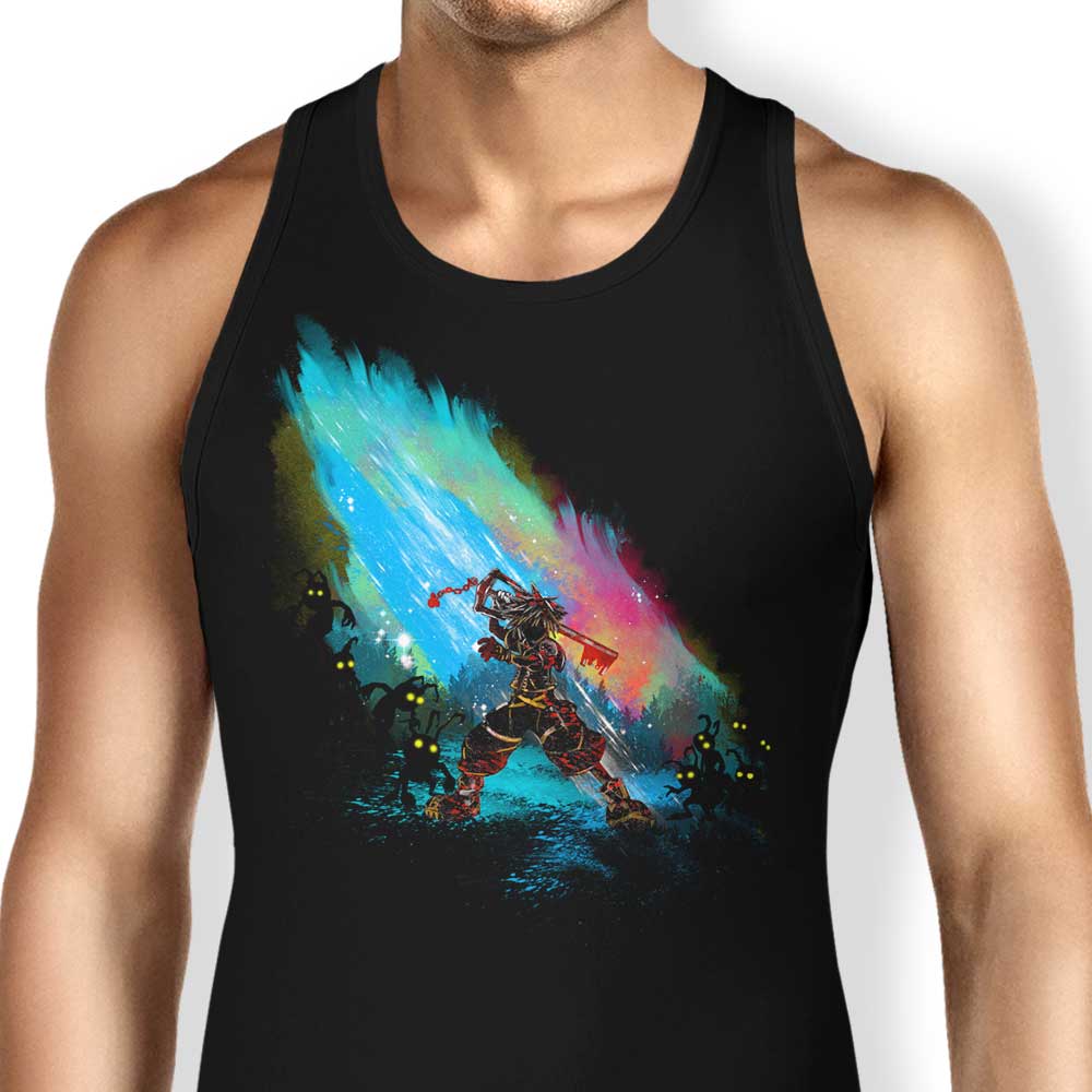 Kharmazero's Sunset in the Kingdom Men's and Women's Comfortable Tank Tops