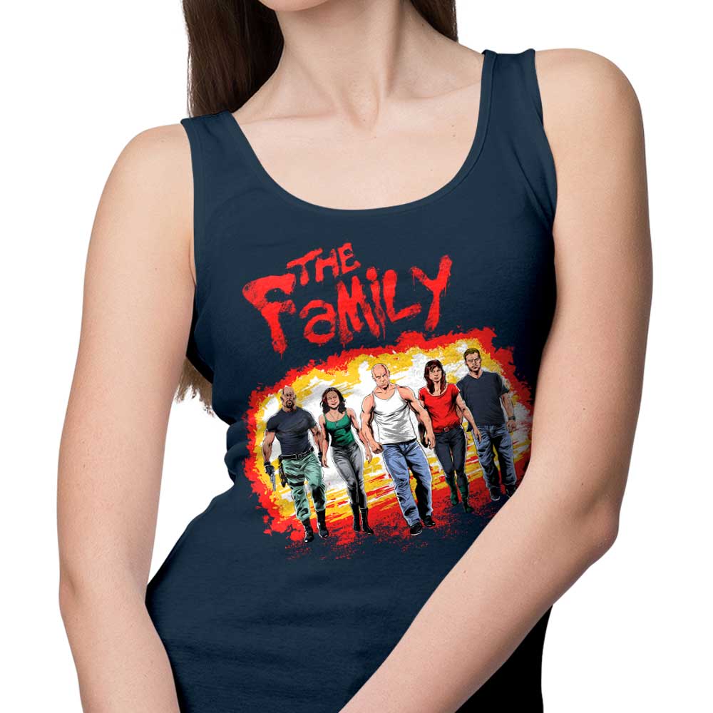 Zascanauta's Cozy Unisex and Women's 'The Family' Tank Tops