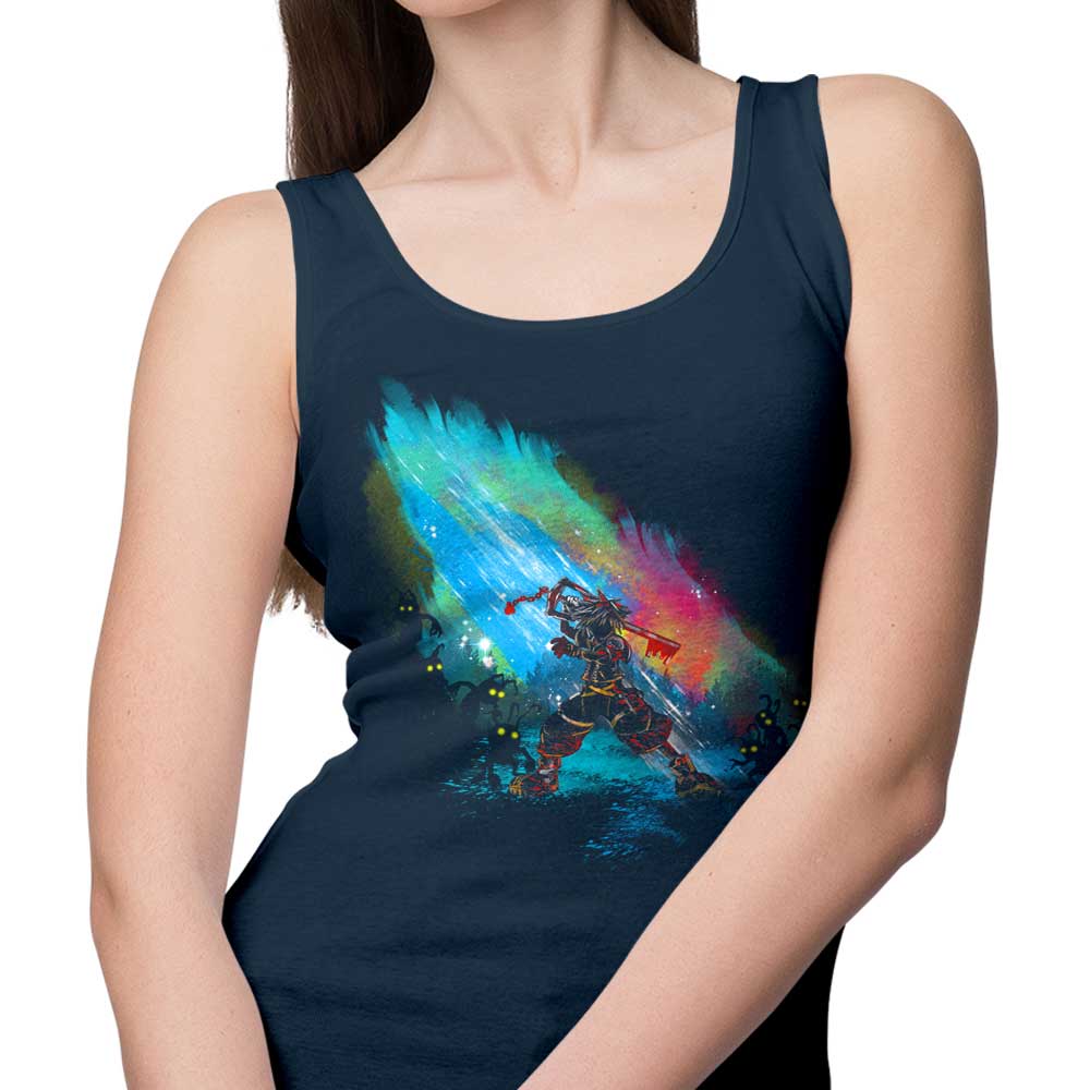 Kharmazero's Sunset in the Kingdom Men's and Women's Comfortable Tank Tops