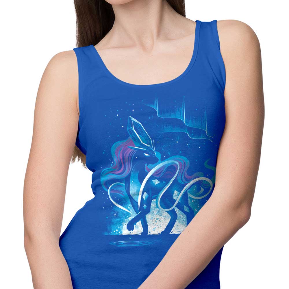 Pure Crystal Themed Beast Design Tank Top for Fashion Lovers