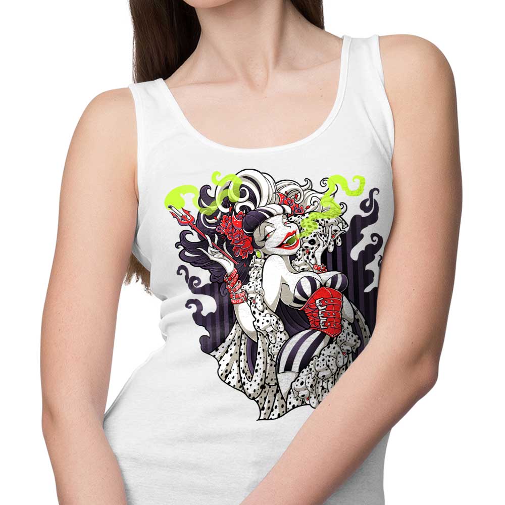Jehsee's Soft and Comfortable Cruella de Mon Tank Tops for Men and Women